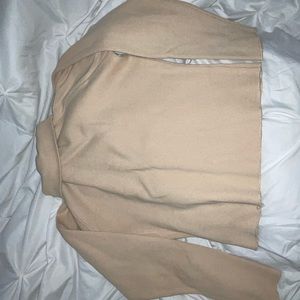 Beige Turtle Neck Sweater